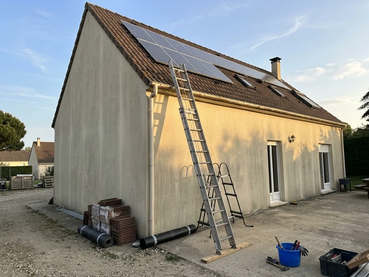 Démoussage de toiture à Coulommiers