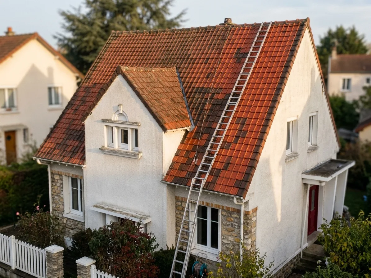 Nettoyage de toiture à Coulommiers